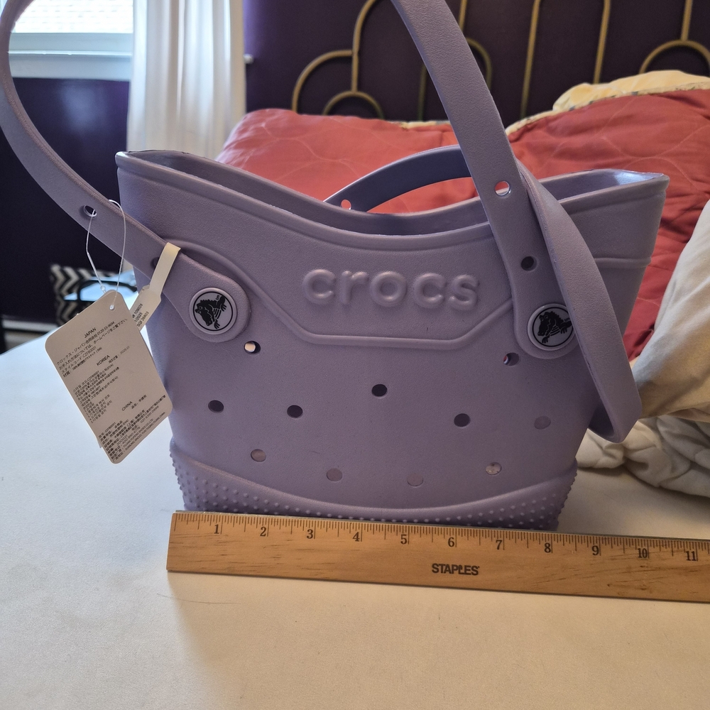 CROCS Light Purple Mini Tote with Charm - Picture 3 of 6
